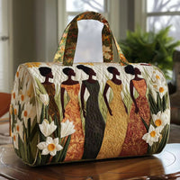 Elegant Women Floral Duffel Bag